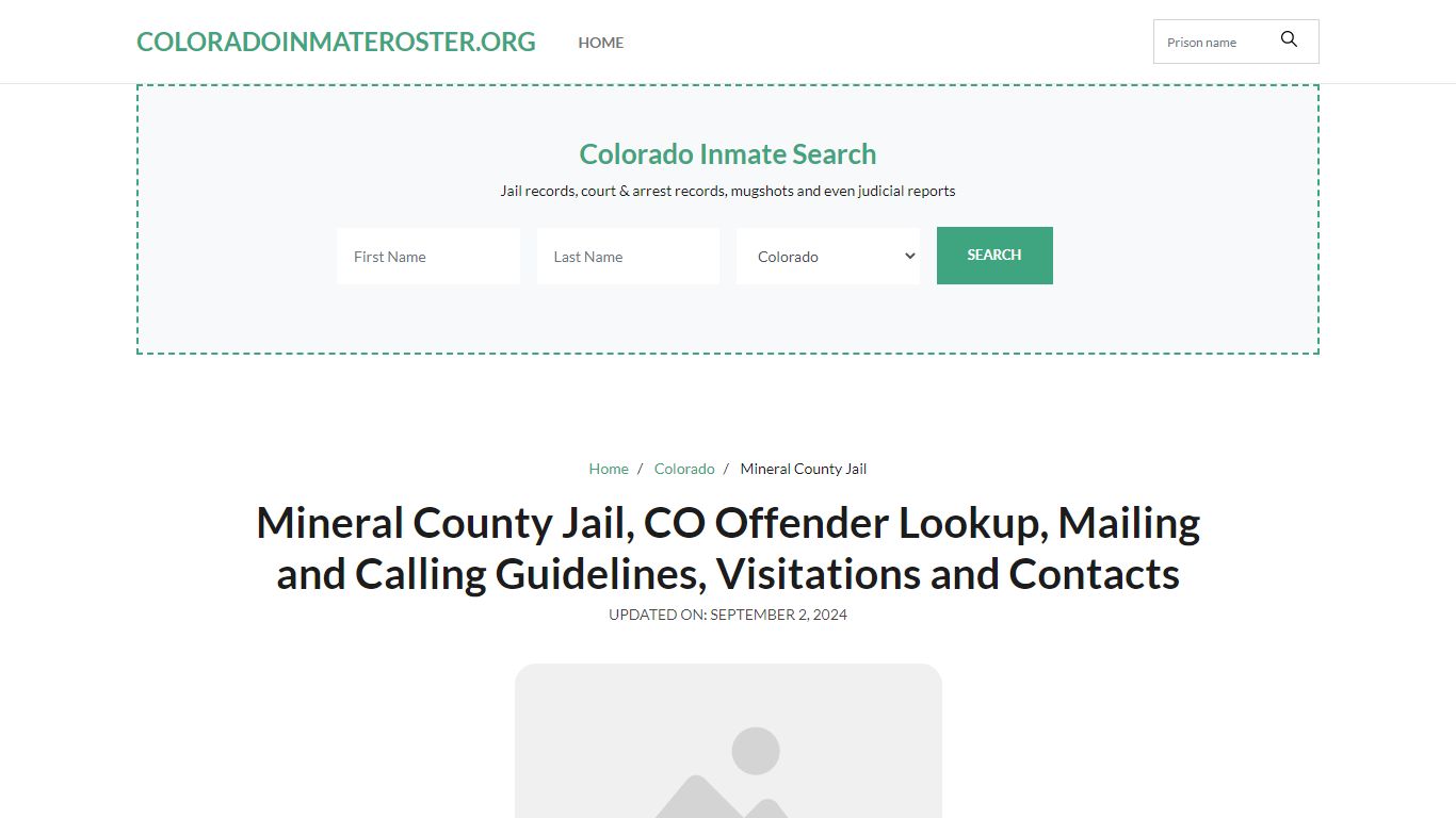 Mineral County Jail, CO: Inmate Search Options, Visitations, Contacts